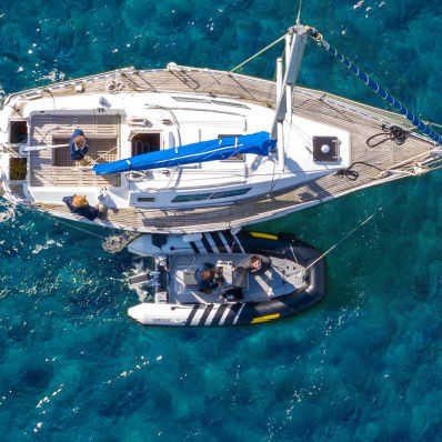 Bateau de surveillance - ZENPRO 460 - BORD A BORD - bateau de travail / bateau de service / électrique