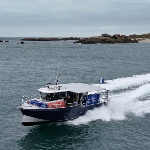 Bateau de support pour la plongée - PIXSEA 1300 - BORD A BORD - hors-bord / en aluminium / coque rigide