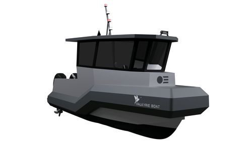Bateau de surveillance - Valkyrie 700 CAB - BORD A BORD - bateau de sauvetage / hors-bord / en aluminium