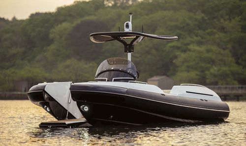 Bateau pneumatique in-bord - DT BEACHLANDER - Pascoe International - RIB / à console centrale / open