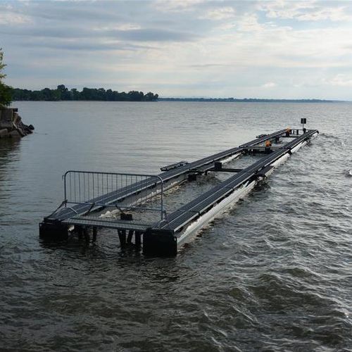 Brise-lames flottant - KROPF MARINE - en acier