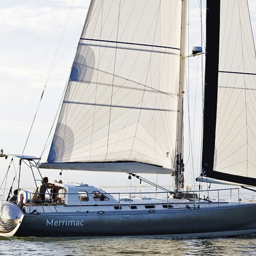 Grand-voile - HydraNet - UK-Halsey International - pour voilier de croisière / en polyester / full-batten
