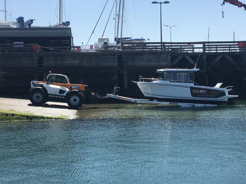 Remorque de manutention - QUICKLEV  - Nautipark - de mise à l'eau / pour bateau / pour chantier naval