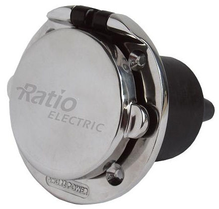 Prise électrique pour ponton - MP16 - Ratio Electric BV - femelle