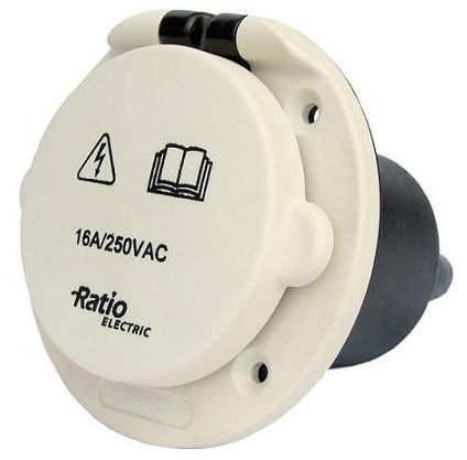 Prise électrique pour ponton - MP16-10-K - Ratio Electric BV - femelle