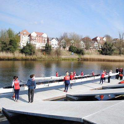 Ponton flottant - Inland and Coastal Marina Systems Ltd. - d'amarrage / pour aviron