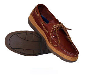 Chaussure de pont - Flinders Leather Deck Shoe FLI - Burke - en cuir