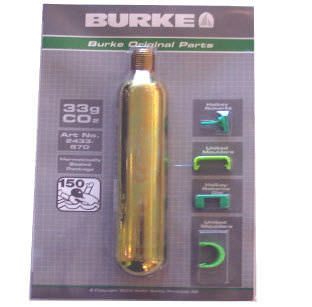 Cartouche CO2 pour gilets gonflables - Recharge Kits   - Burke