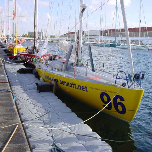 Ponton flottant - Transat Jacques Vabre - Cubisystem - modulable / d'amarrage / pour marina