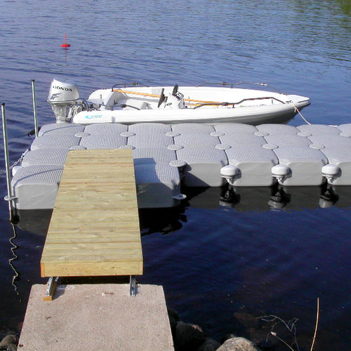 Ponton flottant - Cubisystem - d'amarrage / pour marina / pour port