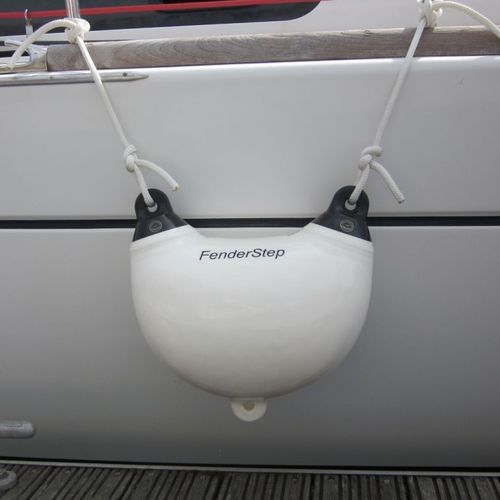 Pare-battage pour bateau - FenderStep™ - DAN-FENDER - en forme d'arc / noir / bleu