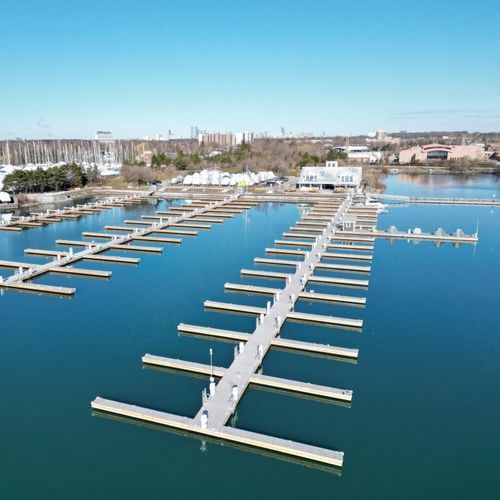 Ponton flottant - CONOLIFT - d'amarrage / pour marina / en acier