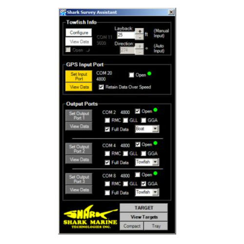 Logiciel de navigation - SSA - Shark Marine Technologies - marin / Windows
