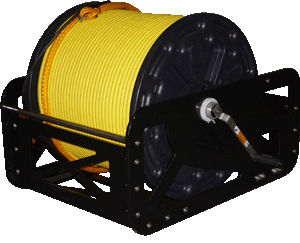 Treuil pour navire - CRS-1124 / CRS-1924 - Shark Marine Technologies - pour câble ombilical de ROV / à moteur électrique