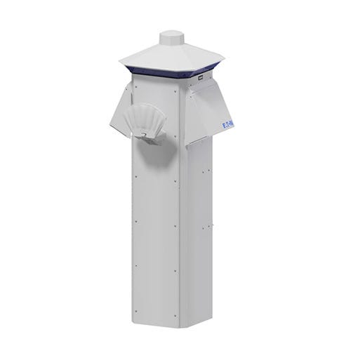 Borne avec éclairage intégré - Lighthouse SS - Eaton - de distribution électrique / pour ponton / en acier inoxydable
