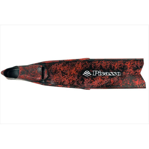 Palme de chasse sous-marine - MASTER FIBER  - Picasso SG - en caoutchouc / chaussante / verte