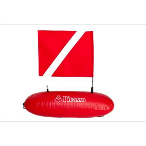 Bouée de signalisation de plongée - BLUEWATER  - Picasso SG - en Hypalon® / rouge / blanche