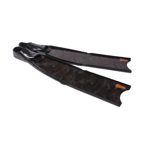 Palme de chasse sous-marine - CAMOUFLAGE - Leaderfins - en carbone