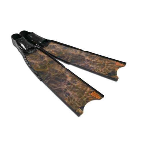 Palme de chasse sous-marine - BROWN-CAMO - Leaderfins - en fibre de verre