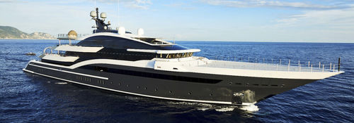 Mega-yacht de croisière - DAR   - Oceanco - raised pilothouse / avec piscine / avec héliport