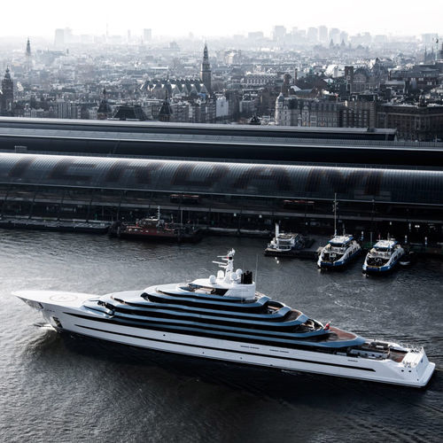 Mega-yacht de croisière - KAOS - Oceanco - à fly / raised pilothouse / avec piscine