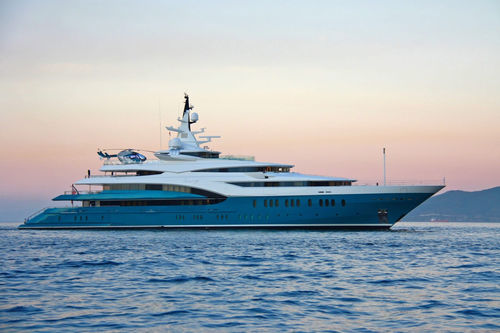 Mega-yacht de croisière - SUNRAYS - Oceanco - raised pilothouse / avec piscine / avec héliport