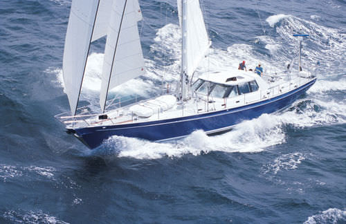 Sailing-yacht de croisière - Maya - McMullen & Wing - à cockpit central / en aluminium