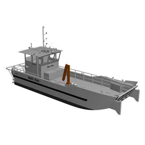 Bateau de travail - McMullen & Wing - in-bord / en aluminium