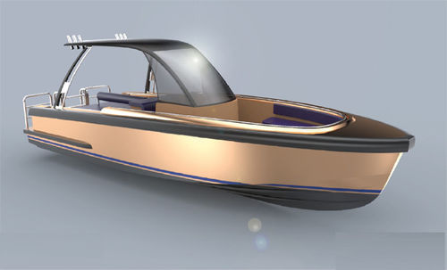 Annexe pour yacht in-bord - Flying Fish - McMullen & Wing - open / à console centrale / de plongée