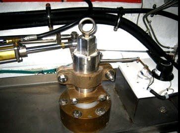 Vérin pour yacht - RUDDER UPPER HOLDER - Aritex - hydraulique / pour direction