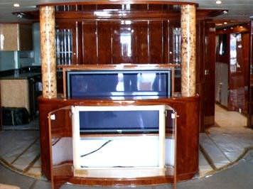 Rangement pour télévision de yachts - POP-UP - Aritex - élévateur vertical
