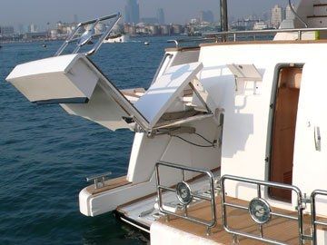 Porte pour yacht - Aritex - de poupe