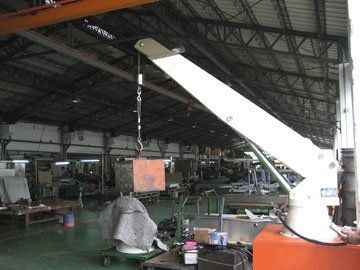 Bossoir pour yacht - Aritex - hydraulique / télescopique / pivotant