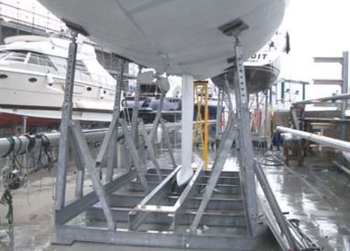 Ber de stockage pour voilier - ALTO SERVICE ITALIA S.r.l. - mobile / en acier galvanisé