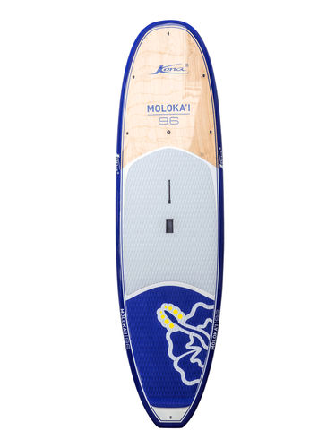 Stand-up paddle allround - Molokai 10.7 Birch - Kona Windsurfing - en bambou