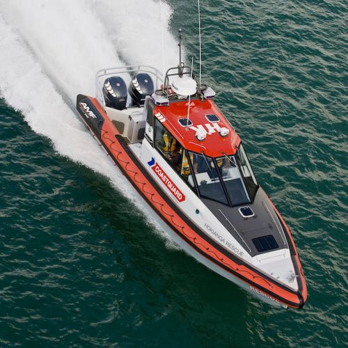 Bateau de surveillance - 950 QRV - AMF Boat Company - bateau de sauvetage / hors-bord / en aluminium