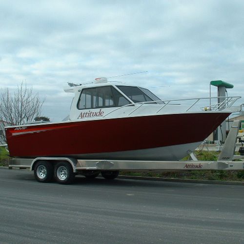 Bateau de travail - Commercial 820 - AMF Boat Company - in-bord hydrojet / diesel / en aluminium