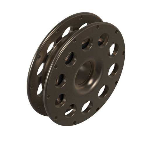 Poulie simple - KB12 - KARVER SYSTEMS - haute résistance / à fixation textile / à roulement à rouleaux