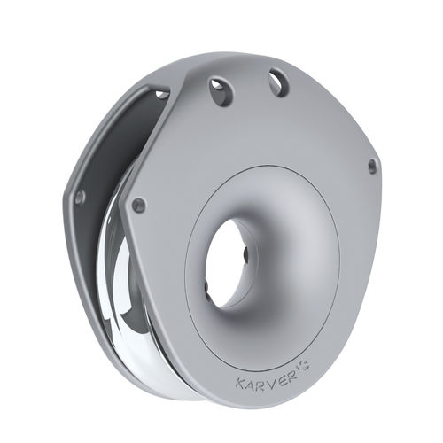 Poulie simple - KBR105  - KARVER SYSTEMS - haute résistance / ouvrante / à fixation textile