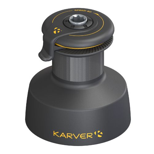 Winch 4 vitesses - KSW40 - KARVER SYSTEMS - en aluminium anodisé / pour voilier de régate