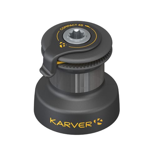 Winch 2 vitesses - KCW 45 - KARVER SYSTEMS - 4 vitesses / en aluminium anodisé / pour voilier de régate