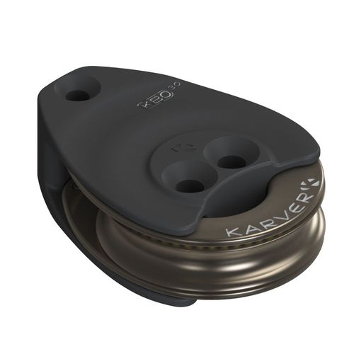 Poulie simple - KBO30FB - KARVER SYSTEMS - de renvoi / plat pont / cordage max. : 16 mm