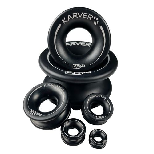 Anneau de friction cordage max. : 40 mm - KR series - KARVER SYSTEMS