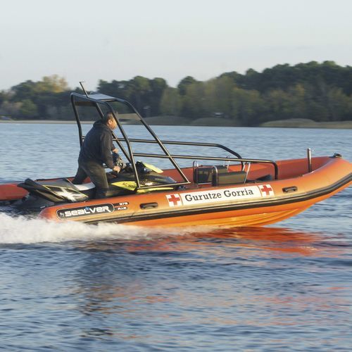 Bateau professionnel propulsion à par jet-ski - 575 RESCUE - SEALVER - bateau de sauvetage / bateau pneumatique semi-rigide
