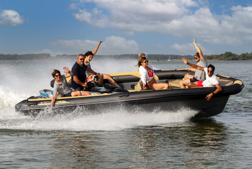 Bateau pneumatique propulsion par jet-ski - Z6 HEVO LINE - SEALVER - semi-rigide / open / de sport