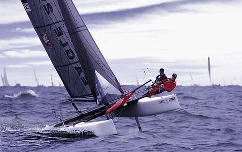 Catamaran de sport pour raid côtier - EAGLE 20 - Eagle Catamarans - double / double trapèze / spinnaker asymétrique
