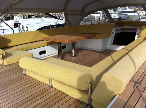 Tissu pour la sellerie marine décoration intérieure - Reliance - FMG - Sailmaker International - éponge