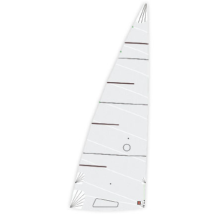 Grand-voile - DELTA Voiles - pour voilier de course / coupe horizontale / en polyester