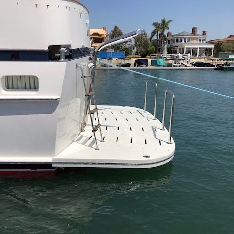 Plateforme de baignade - Beachcomber Fiberglass Technology - fixe / pour yacht / pour bateau