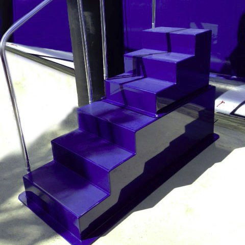 Marche en aluminium pour bateau - Beachcomber Fiberglass Technology